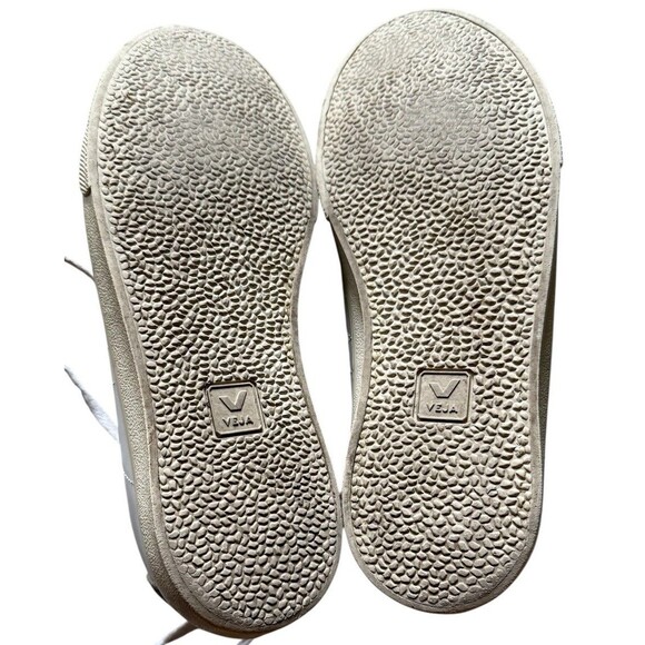 Veja Esplar White Leather Logo Sneakers Women’s Size 9 - Picture 9 of 10